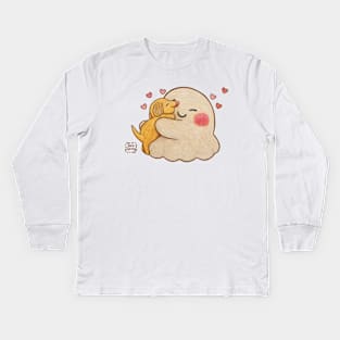 Puppy Kisses Kids Long Sleeve T-Shirt